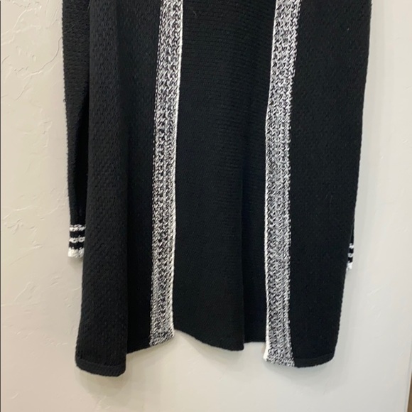 Coldwater Creek Black long open cardigan S.NWT - Picture 3 of 14